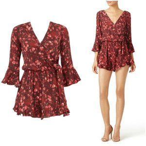 Free People Floral Foliage Romper